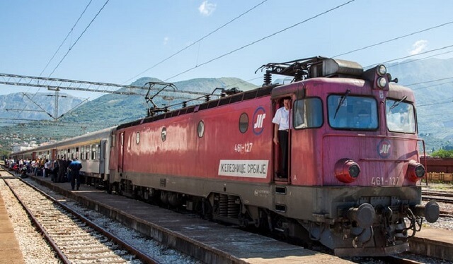 Pociągi w Czarnogórze