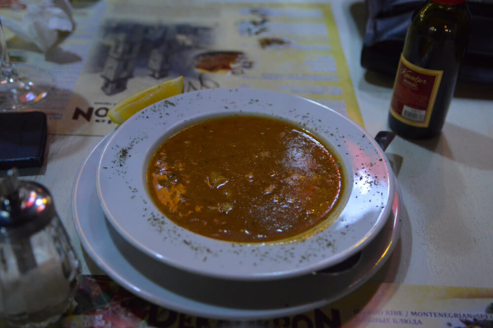 Сzorba w Czarnogórze