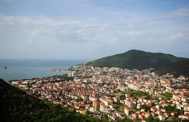 Widok na miasto Budva