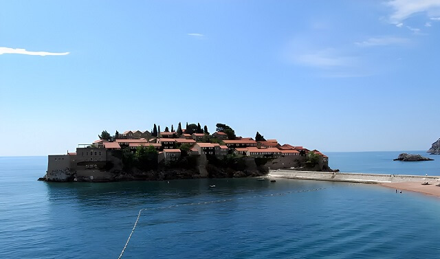 Wyspa-hotel Sveti Stefan