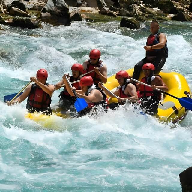 Rafting w kanionie rzeki Tary, Czarnogóra